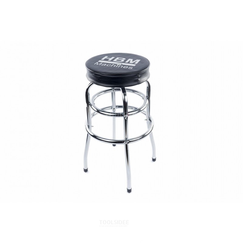 HBM professional extra sturdy workshop stool with rotatable seat surface