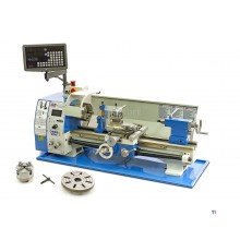 Torno de metal HBM 250 x 550 Profi Vario DRO completo