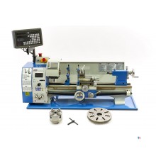 Torno de metal HBM 250 x 550 Profi Vario DRO completo