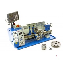 Torno de metal HBM 250 x 550 Profi Vario DRO completo