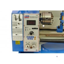 Torno de metal HBM 250 x 550 Profi Vario DRO completo