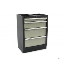 HBM 4 skuffer Profesjonelt verktøykabinett for verkstedutstyr HBM 4 skuffer Profesjonelt verktøykabinett for verkstedutstyr