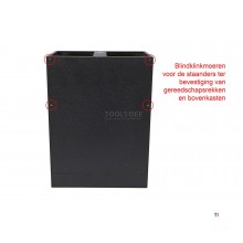 HBM 4 skuffer Profesjonelt verktøykabinett for verkstedutstyr HBM 4 skuffer Profesjonelt verktøykabinett for verkstedutstyr