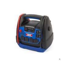 HBM Professional Auto Start Booster, Jumpstarter Battery Booster, 230 V, 12 V, 22 Ah