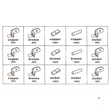 HBM 108 Stykk Hylleværere og Hylleværere med krøll