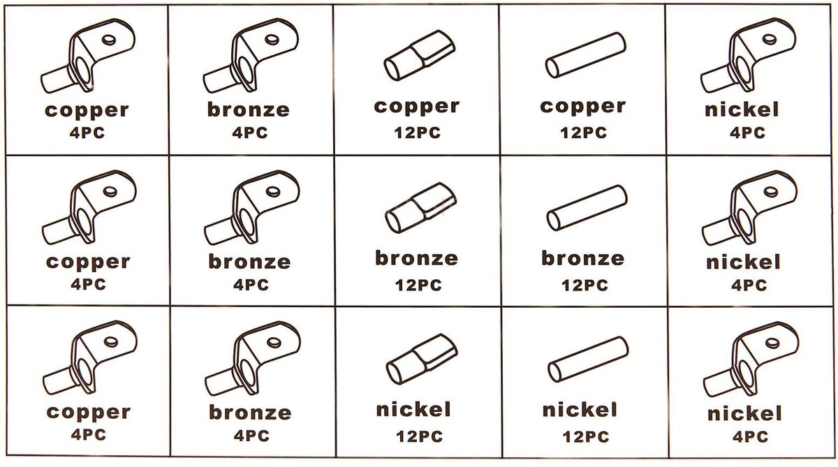 HBM 108 Stykk Hylleværere og Hylleværere med krøll