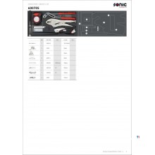 Sonic Carrello portautensili riempito 168 pezzi s9