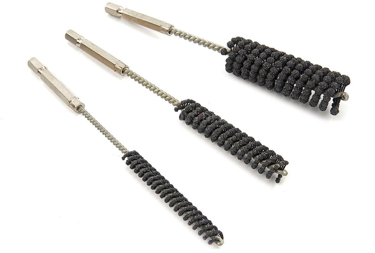 HBM 3-teiliger Satz flexibler Abziehbürsten