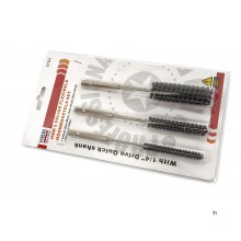 HBM 3-teiliger Satz flexibler Abziehbürsten