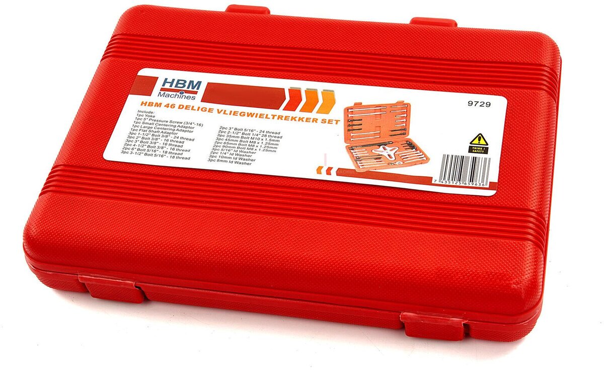 HBM 46 Stykke svinghjulstrekkersett