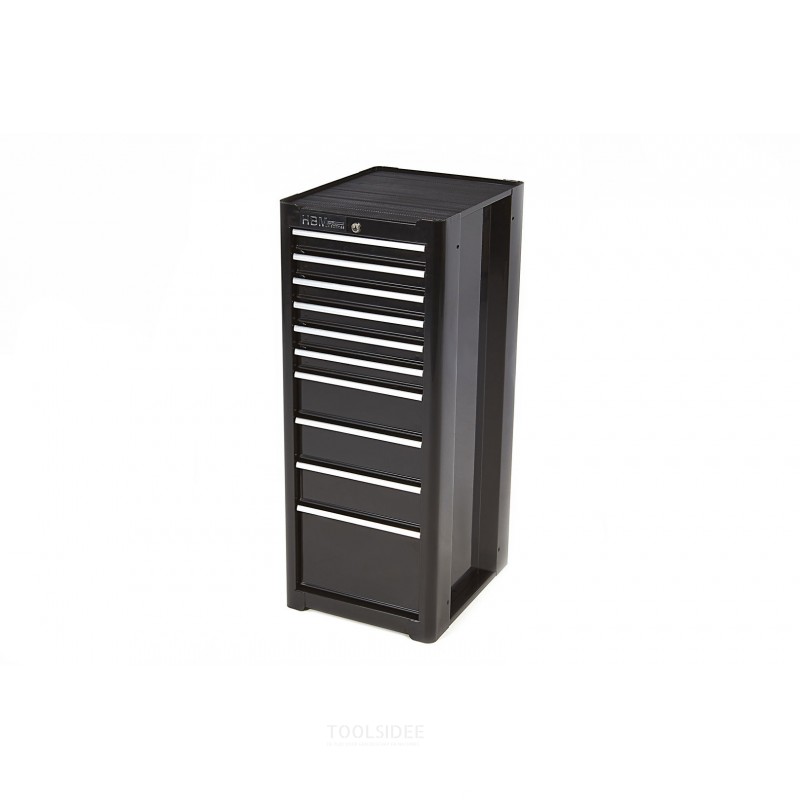 HBM 10 drawers tool cabinet black