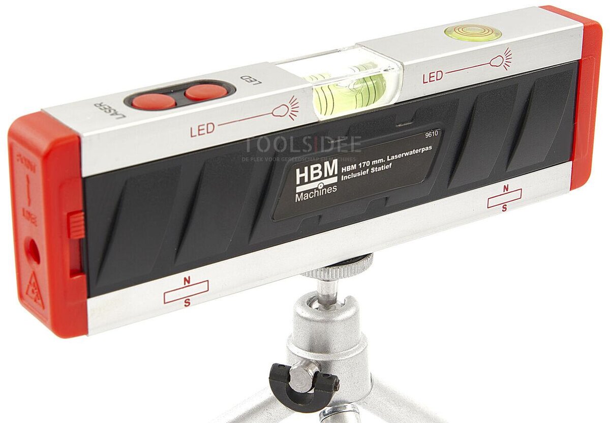 HBM 175 mm lasernivå inkludert stativ HBM 175 mm lasernivå inkludert stativ