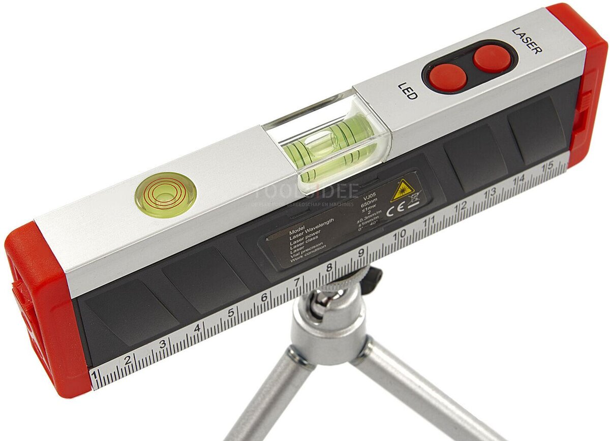 HBM 175 mm lasernivå inkludert stativ HBM 175 mm lasernivå inkludert stativ