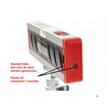 HBM 175 mm lasernivå inkludert stativ HBM 175 mm lasernivå inkludert stativ