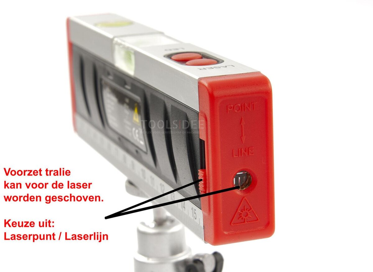 HBM 175 mm lasernivå inkludert stativ HBM 175 mm lasernivå inkludert stativ