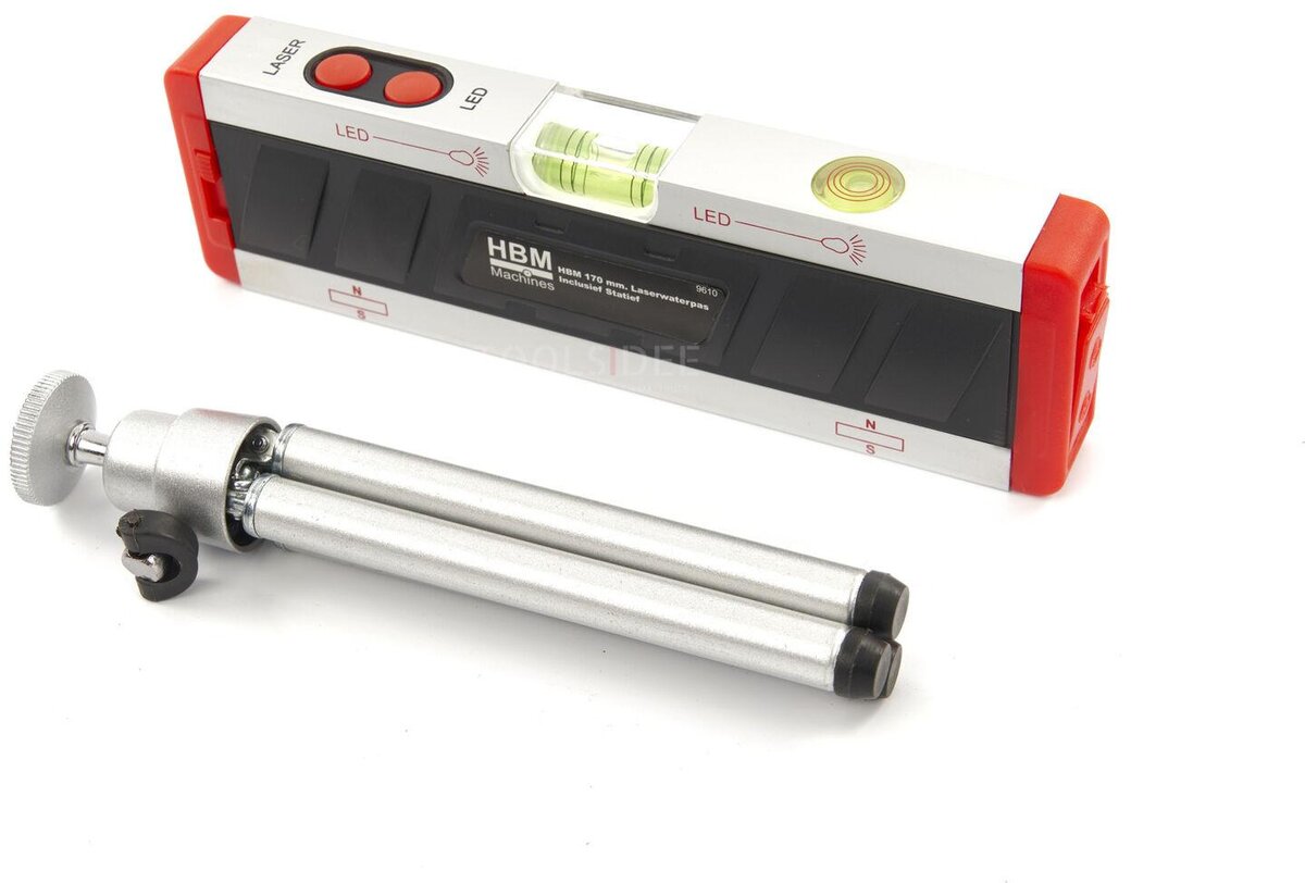 HBM 175 mm lasernivå inkludert stativ HBM 175 mm lasernivå inkludert stativ