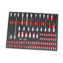 HBM 274 Piece XL Premium Filled Tool Trolley With Door and Carbon Inlays
