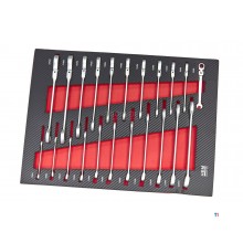HBM 274 Piece XL Premium Filled Tool Trolley With Door and Carbon Inlays