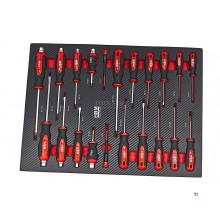 HBM 274 Piece XL Premium Filled Tool Trolley With Door and Carbon Inlays