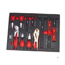 HBM 274 Piece XL Premium Filled Tool Trolley With Door and Carbon Inlays