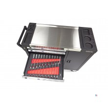HBM 274 Piece XL Premium Filled Tool Trolley With Door and Carbon Inlays