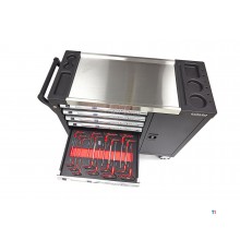 HBM 274 Piece XL Premium Filled Tool Trolley With Door and Carbon Inlays