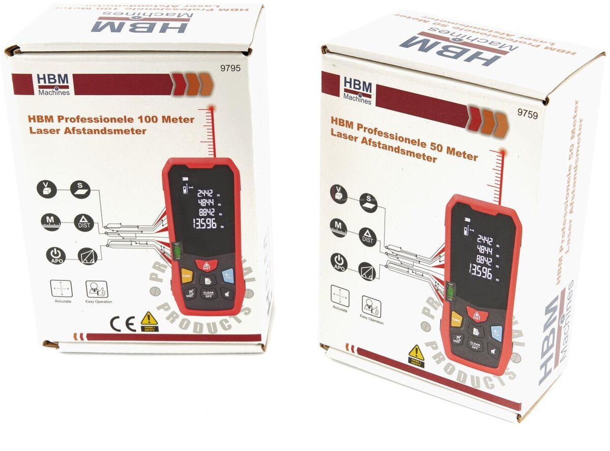 HBM Professionelle Laser-Distanzmessgeräte