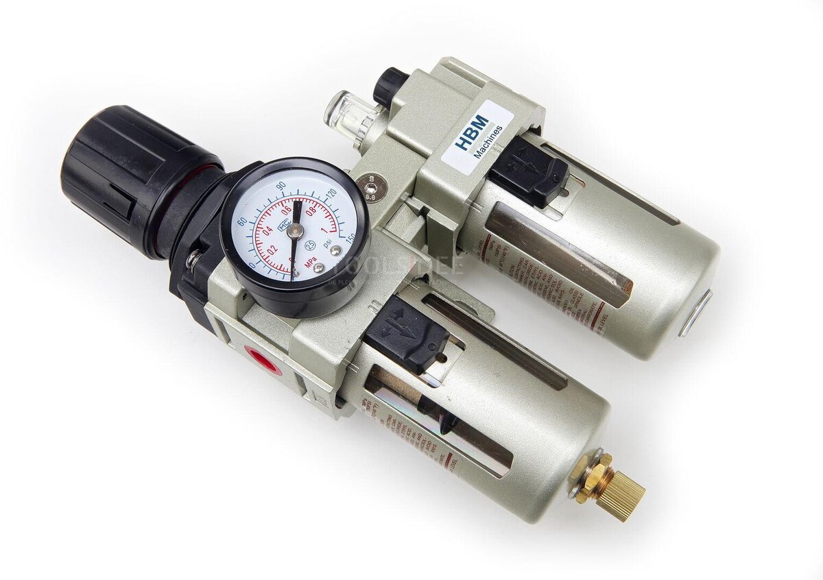 Hbm professionell avfuktare, tryckregulator, oljedimma