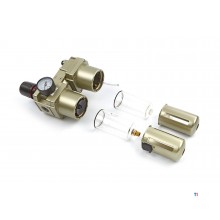 Hbm professionell avfuktare, tryckregulator, oljedimma