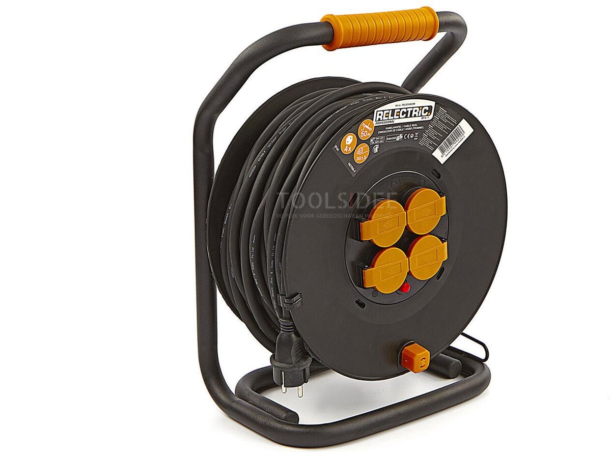 relectric avvolgicavo professionale ip44, alimentazione 3x2,5 mm