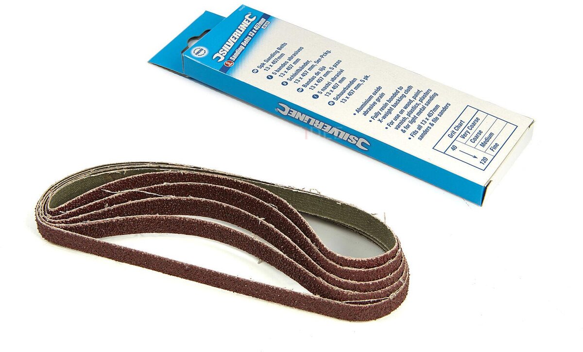 HBM Schuurbanden 13 x 457 mm. Verpakt per 5 stuks