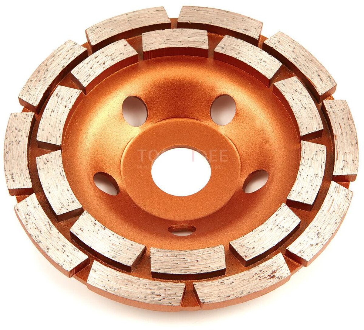 HBM 115/125 mm Diamond Cup-hjul med dobbelt rad