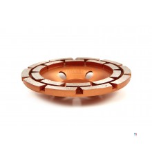 HBM 115/125 mm Diamond Cup-hjul med dobbelt rad