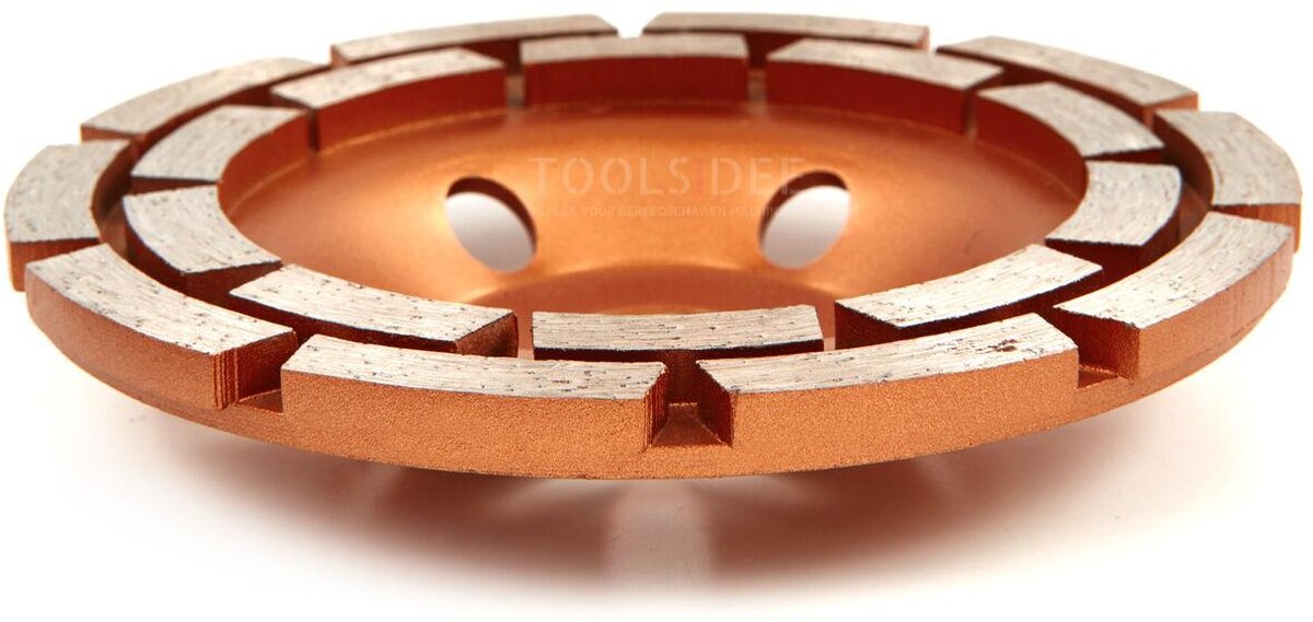 HBM 115/125 mm Diamond Cup-hjul med dobbelt rad