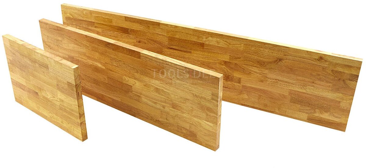 HBM massivtre benkeplate for verkstedutstyr