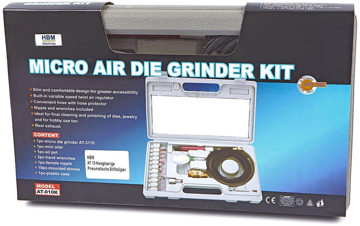 HBM AT 10 Hochgeschwindigkeits-Pneumatik-Stangenschleifmaschine