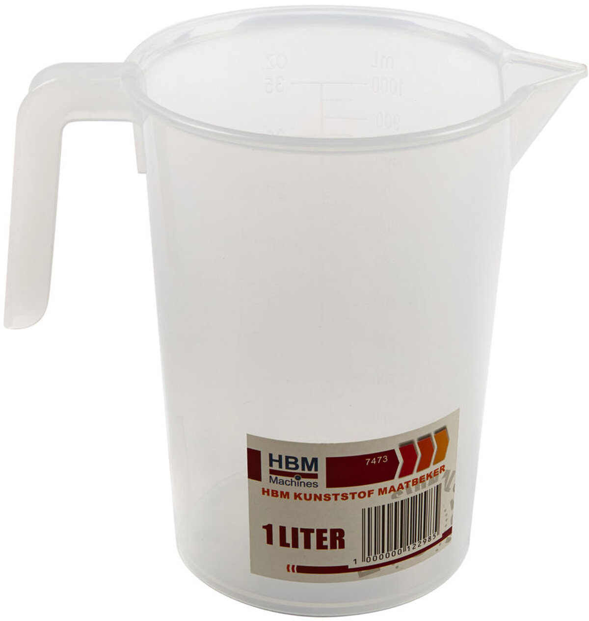 HBM plastic measuring cup 1 liter HBM plastic measuring cup 1 liter