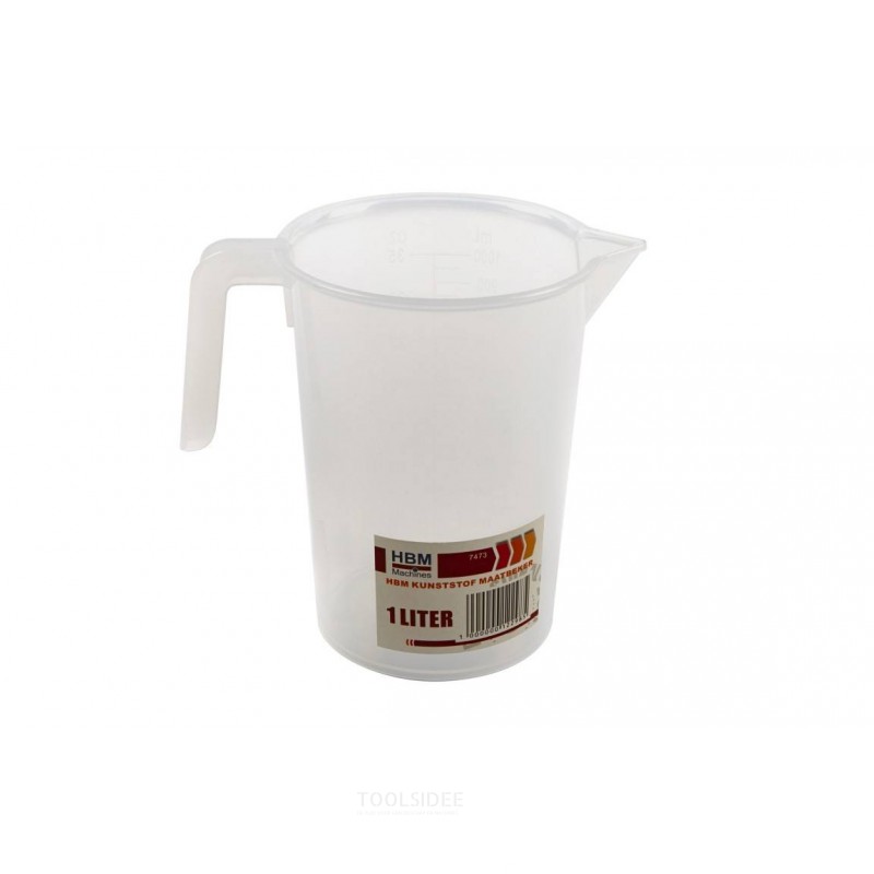 HBM plastic measuring cup 1 liter