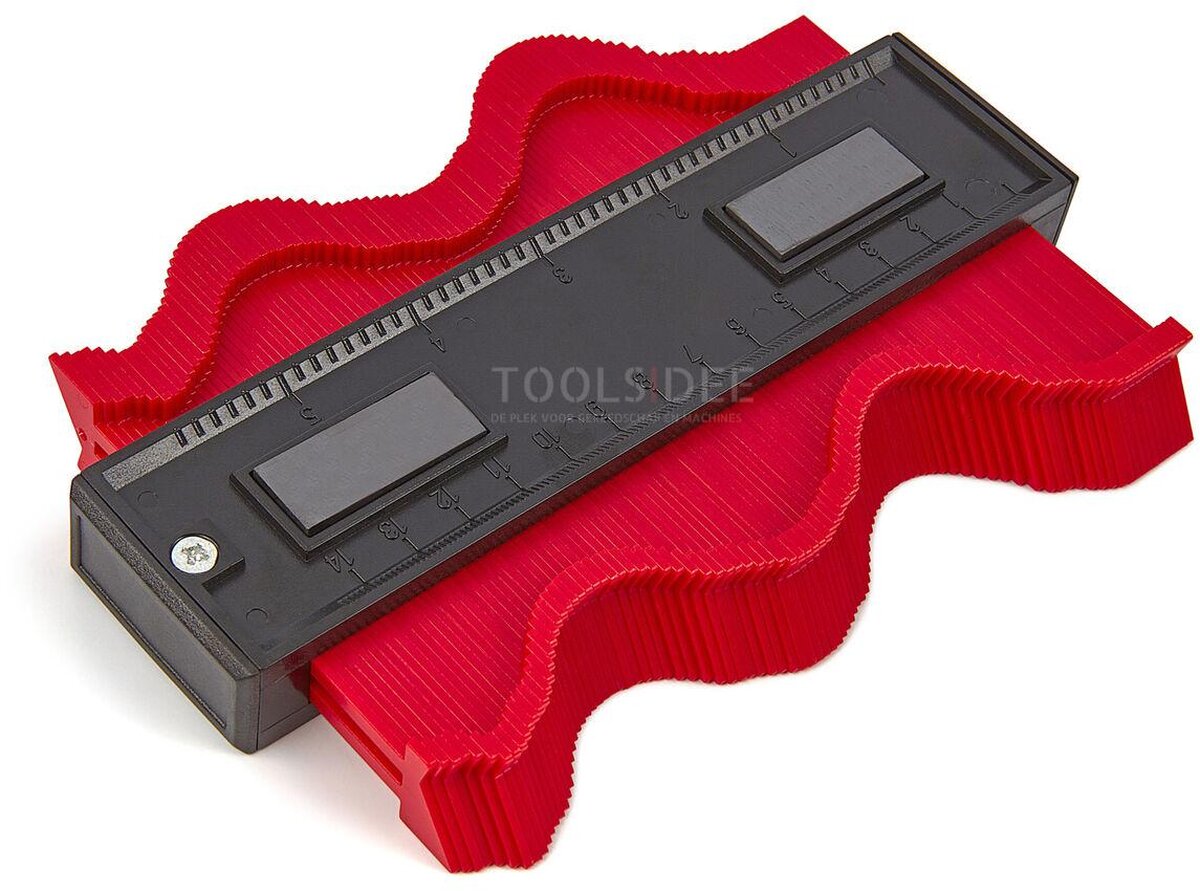 Professionelle, magnetische Profilschablone von HBM (285 x 100 x 20 mm)