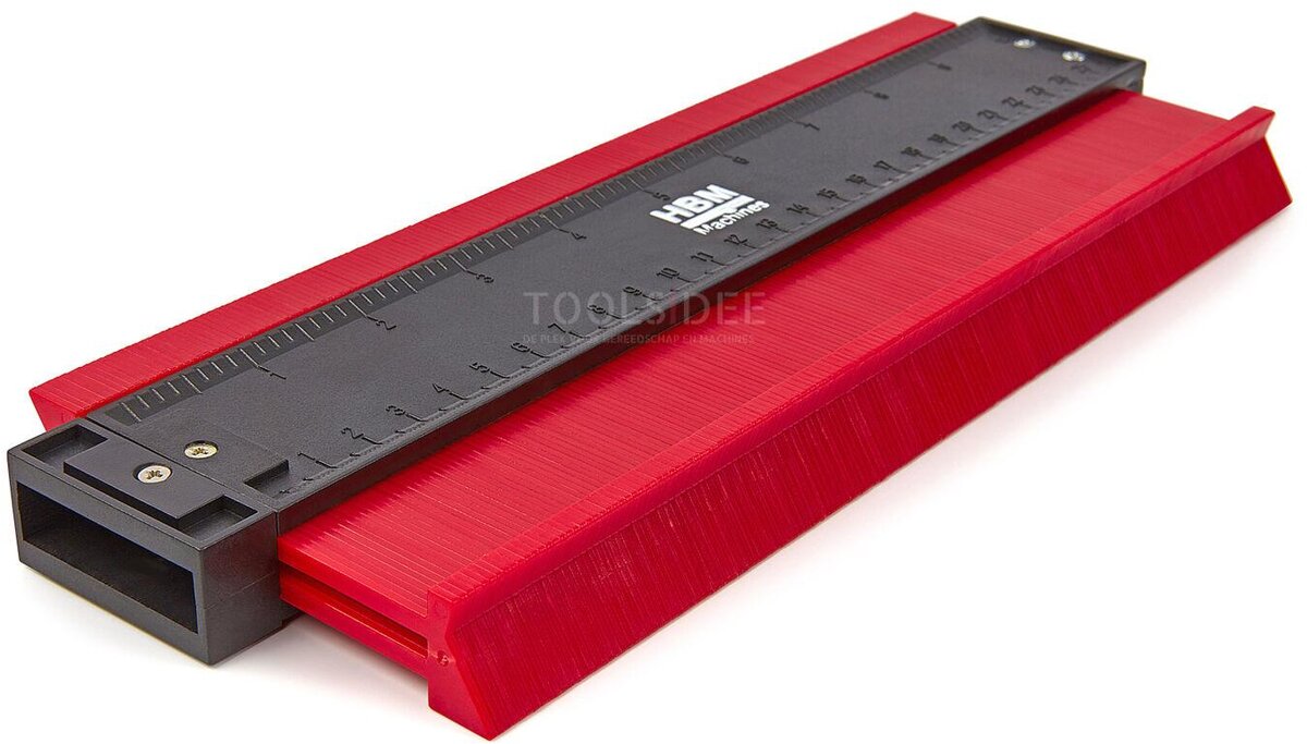 Professionelle, magnetische Profilschablone von HBM (285 x 100 x 20 mm)