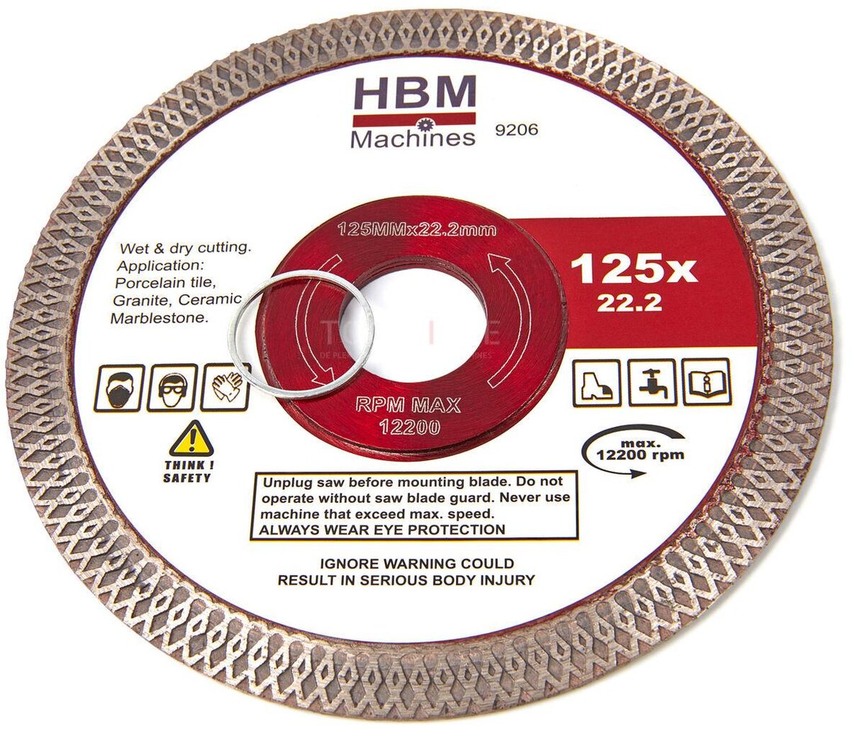 HBM professional diamond cutting disc HBM professional diamond cutting disc
