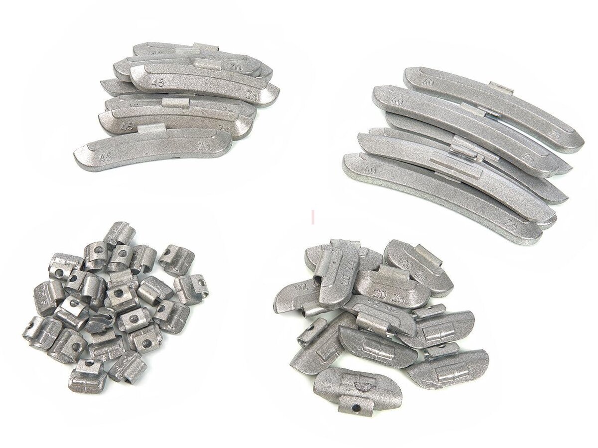 HBM Fe Hjulvægt Zink Til Stålfælge