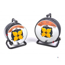 HBM Spatwaterdichte IP44 Stroomhaspel, Kabelhaspel 3 x 1,5 mm