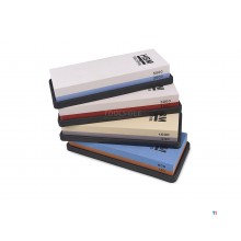 HBM Professional Double Sided Whetstone with Rubber Anti Slip Holder