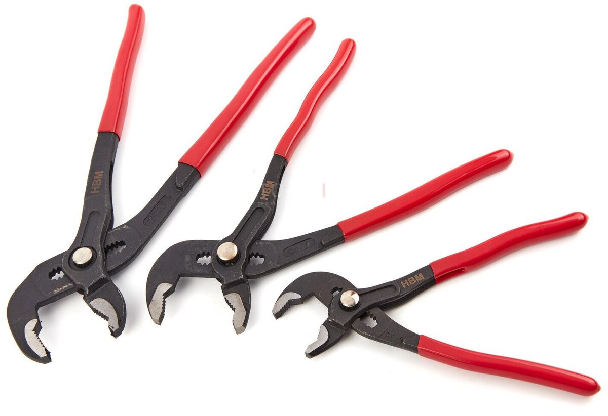 HBM profesjonell vannpumpetang med hurtigjustering