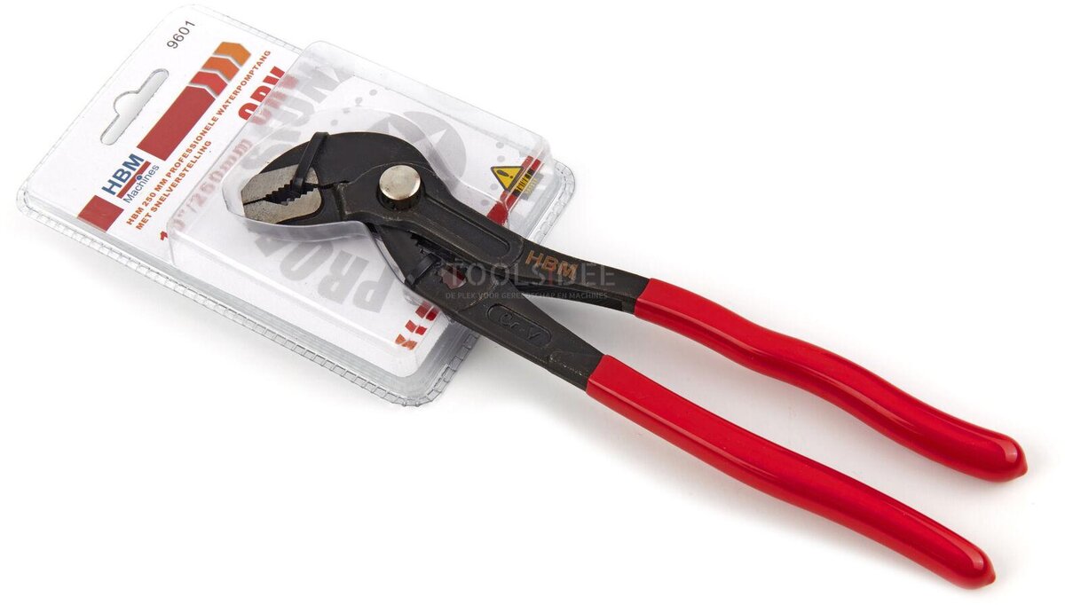 HBM profesjonell vannpumpetang med hurtigjustering