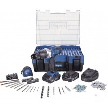 Scheppach DTB-20PROS 20V Li-Ion Cordless Drill Driver Set (2x 2.0Ah battery) + Charger - 5909222904