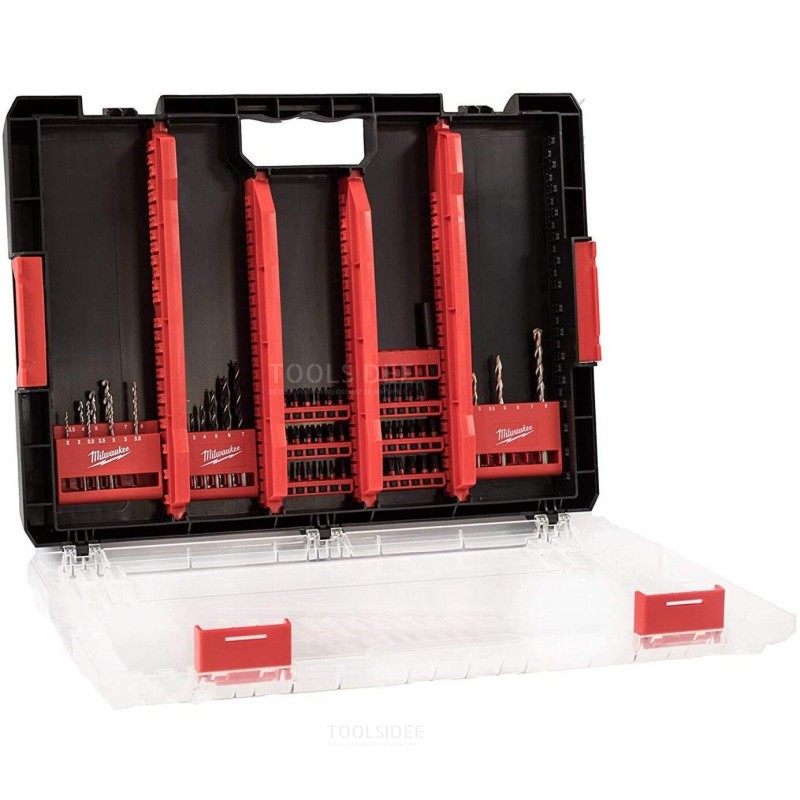 Milwaukee 4932464144 Heavy Duty Accessory Drill and Bitset 50 Pieces