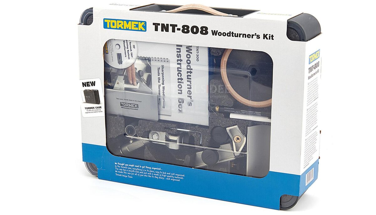 Tormek TNT-808 achtteiliges Zubehörset zum Schärfen von Drechslerwerkzeugen