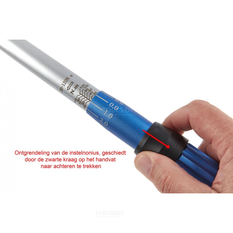 HBM 3/8 Professional Torque wrench 20 - 120 Nm.